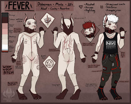 Front and back view w/ headshot and 2 closeups