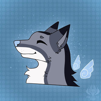 Chibi headshot (flat color)